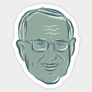 Bernie Sanders US Senator Drawing Sticker